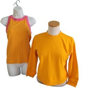 Women’s Athleisure Comfort Core TwinSet For Days Sweatshirt& Free Assembly Top S